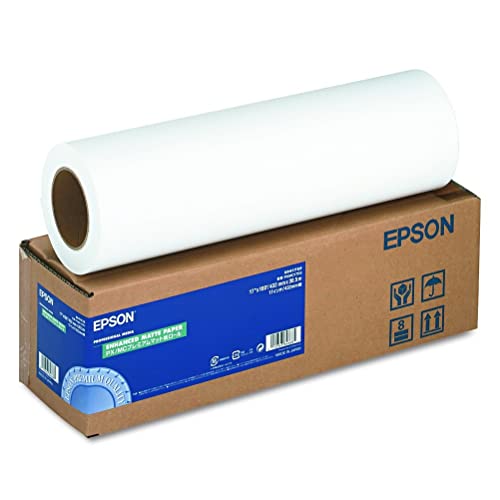 Rollo de papel impresora EPSON Enhanced Paper Roll (17'' x 30.5 m) Epson - Papel fotográfico - 17 x 30.5 m, preto, ciano, magenta, amarelo
