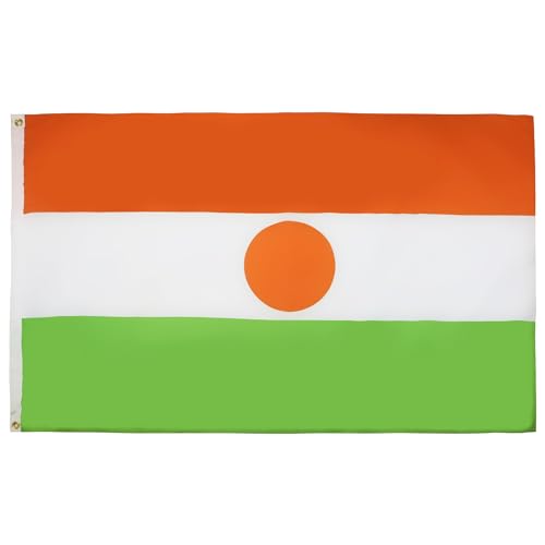 Bandeiropara Flag Níger 150X90 Cm 100% Poliéster AZ FLAG - Bandeiras e cataventos - bandeira, niger, poliéster, 150x90 cm