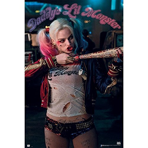 Poster ERIK EDITORES DC Comics Esquadrão Suicida Harley Quinn (61 x 91.5 cm) Grupo Erik Editores - Pósteres, impressões e arte visual - dc comics, escuadrao suicida, harley quinn, daddys lil monster