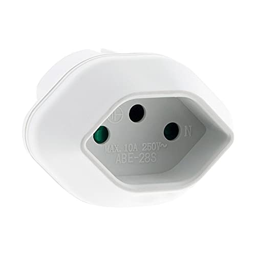 Adaptador de energia INDIPC 5002821 (Branco) ZENITECH - Conversores e adaptadores de viagem - frança, suíça, masculino/feminino, branco