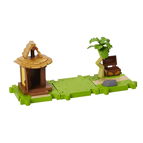 Figura de Ação NINTENDO The Legend of Zelda Wind Waker Link + Outset Island Playset Jakks Pacific - Conjuntos de brinquedos - playset, nintendo, link, outset island