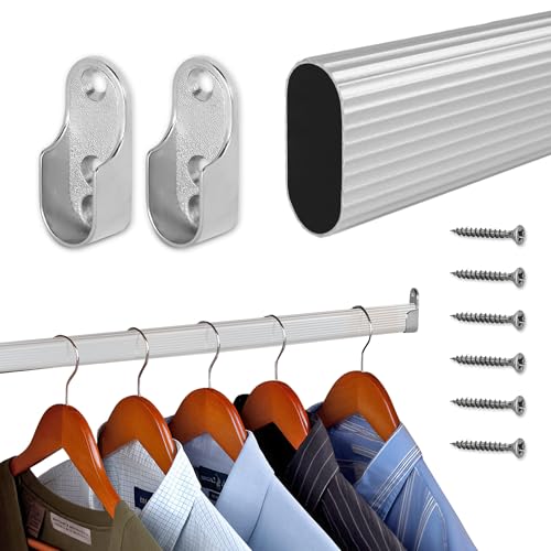 Barra de Roupa Azerodesign Ovalada | Cromado firens - Acessórios para tratamento de janelas - barra, roupa, cromado