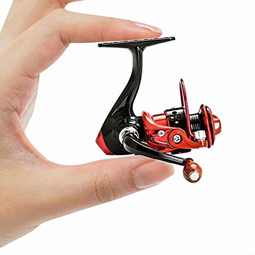 Carretel Mini Spinning 4.8/1 30g Alumínio LIZHOUMIL - Carretéis de pesca - alumínio, vermelho, 30g