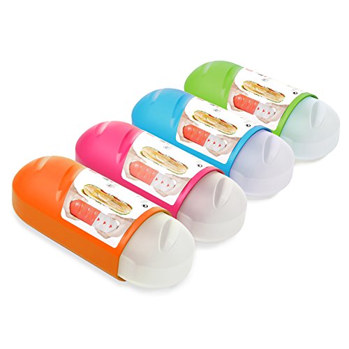 Porta-Sandwiches TATAY Extensível (Plástico - 18x7.5x6.5cm) TATAY - Recipientes de armazenamento de alimentos - extensível, plástico, 6 sanduíches, tampa transparente