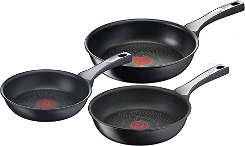 Conjunto de Panelas TEFAL Ingenio G25991 (4 peças) Tefal - Frigideiras e panelas de fritar - alumínio, preto prateado, 4 peças