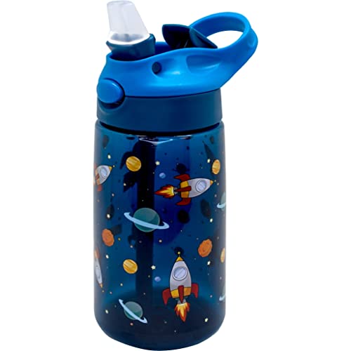 Garrafa para Bebida NERTHUS FIH 1164 | Transparente Find It Import & Export S.L. - Garrafas de água - reutilizável, 450ml, ergonômico, transparente