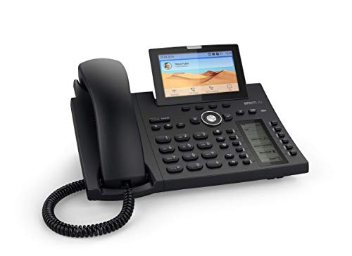 Telefone sem fio SNOM D385 IP Preto (Telefone Fixo) Snom - Telefonia - monoaural, sem fios, usb