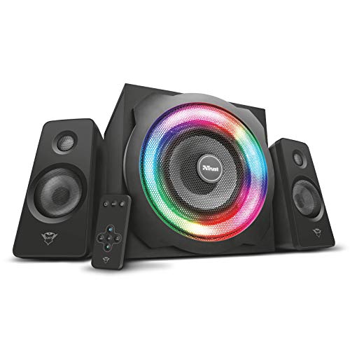 Trust Gxt 629 Tytan Conjunto De Colunas 2.1 Canais 60 W Preto Trust - Alto-falantes - colunas, 2.1 canais, 60 W, preto
