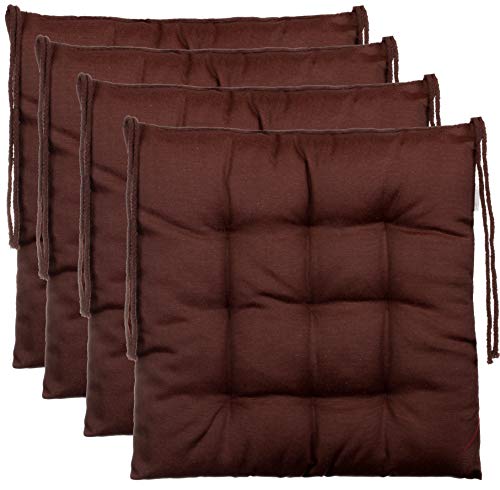 Almofada de Assento BRANDSELLER (Castanho) Brandsseller - Almofadas para cadeiras e sofás - almofada, assento, castanho