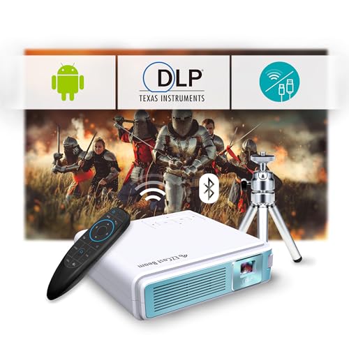 Projetor EASYCAST J4A (400 Lumens - 720p - LCD) EZCast - Projetores multimídia - 400 lumens, 720p, lcd, android 10.0