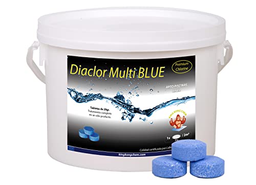 Cloro para Piscinas DIACLOR Multiblu (3 kg) Aquapool - Limpeza de piscinas e produtos químicos - piscina, 3 kg