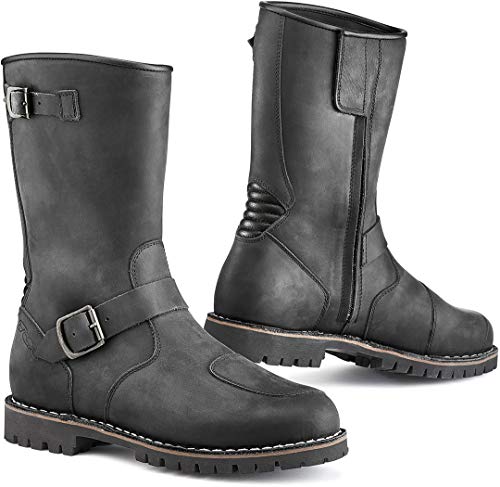 Botas Unisexo TCX Fuel Waterproof Preto para Motociclismo (EU 41) TCX - Equipamento de proteção individual (epi) - camada borracha, poliuretano termoplástico, fecho corda, preto