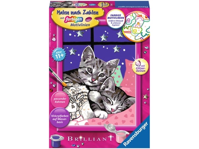 Folhas e Livros para Colorir RAVENSBURGER 27995 Ravensburger - Kits de desenho e pintura - folhas, livros, colorir, marcadores, canetas de feltro