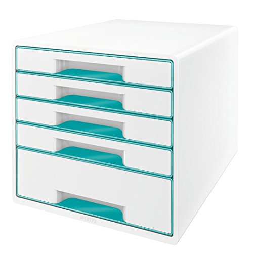 Organizador LEITZ WOW Cube (Azul - 8.2 x 3.5 x 10.4 cm) Leitz - Gavetas de armazenamento doméstico - organizador, leitz wow cube, azul, 8.2 x 3.5 x 10.4 cm