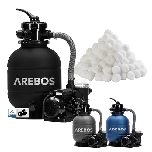 Arebo's Filtro De Areia com Bomba - Preto Canbolat Vertriebs GmbH - Bombas de hardware - filtro de areia, bomba