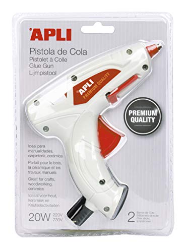 Pistola de cola APLI Premium | 20 W (Ferramentas Eléctricas) APLI - Pistolas de cola - pistola, cola, premium, 20w