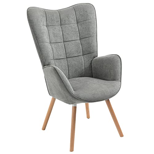 Poltrona CLOEN Cosy (Cinzento - Tecido - 66 x 71 x 109 cm) Furnish 1 - Cadeiras - cinzento, tecido, 66x71x109 cm