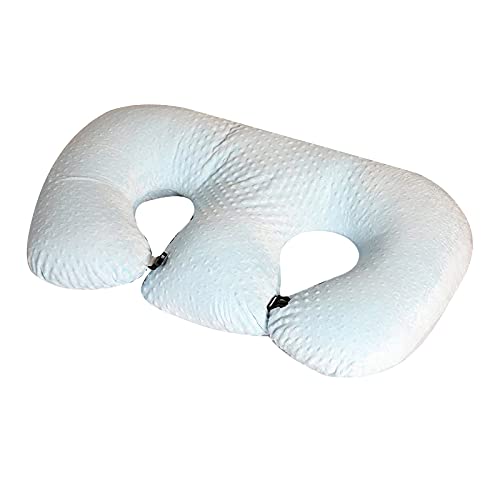 Almofada de Amamentação LWKBE Azul (Tamanho Único) LWKBE - Suplementos de alimentação por sonda - 2,5cm, em u, algodão, alta resiliência