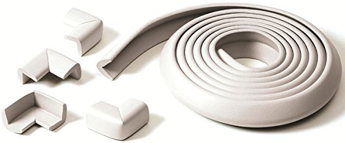 Proteção para Cantos de Mesa PRINCELIONHEART PL0070 Prince Lionheart - Travas de segurança para bebê - proteção, cantos de mesa, espuma resistente, adesivo duplo, cinzenta