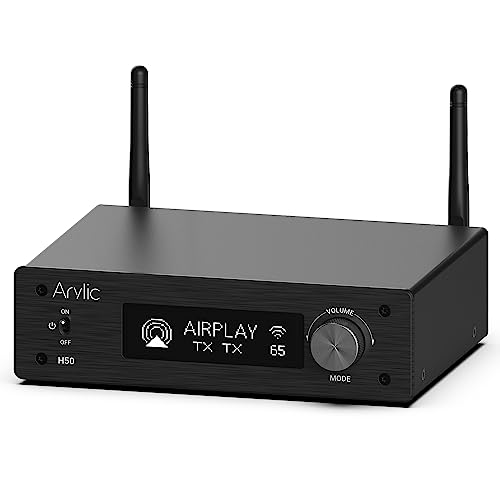 Amplificador Wi-Fi Arylic H50 - Preto (Sistema Hi Fi) Rakoit Technology(SZ) Co., Ltd - Amplificadores de áudio - wi-fi, hi fi, spotify, tidal