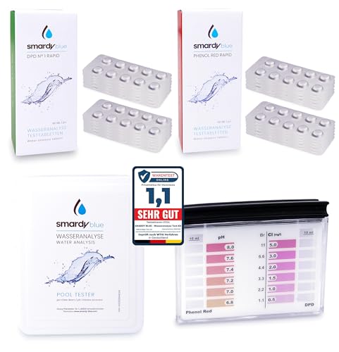 Kit de Testes de Água para Piscinas S.MARDY SMARDY - Acessórios para piscina e spa - piscinas, testes de água