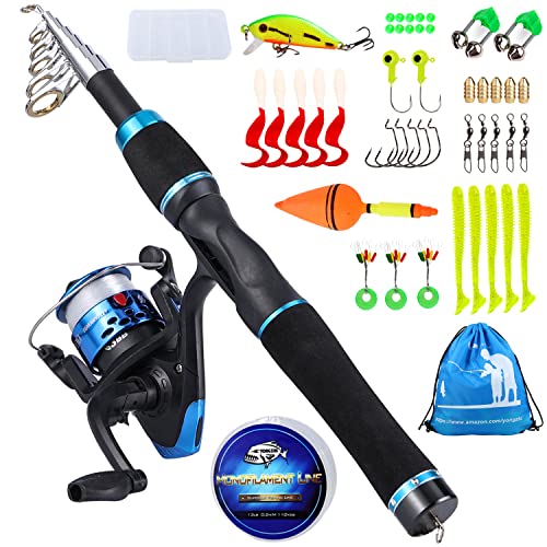 Cana de Pesca Infantil com Carretel Giratório Sogayilang Sougayilang - Material de pesca - infantil, carretel giratório