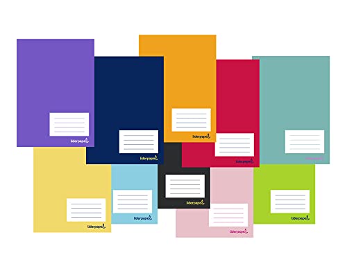 Caderno Liderpaper Smart A5 32 Folhas 60 G/M² Rayada Nº 46 Cores Sortidas Liderpapel - Cadernos e bloco de notas - 32 folhas, 60 g/m², resistente à água, encadernação marginal