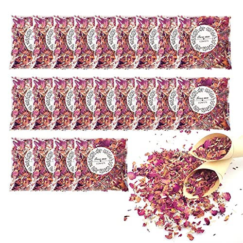 Confetes NATURAL 22 Pacotes (32 Folhas) YiHeYao.,Co Ltd - Confetes - folhas naturais, biodegradáveis, aroma natural, fresco