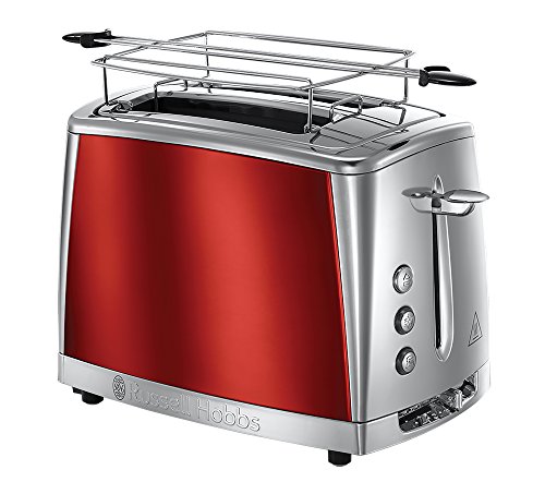 Torradeira Russell Hobbs 23220-56 | Vermelho Russell Hobbs - Torradeiras - torradeira, russell hobbs, vermelho, lift&look