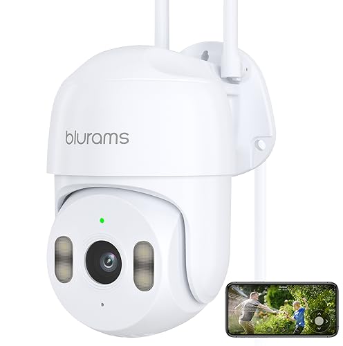 Câmara de Vigilância BLURAMS BLS-WIP-001 Hangzhou Vision Insight Technology Co., Ltd. - Câmeras de vigilância - visão nocturna, zoom digital 9x, impermeável IP66, alertas
