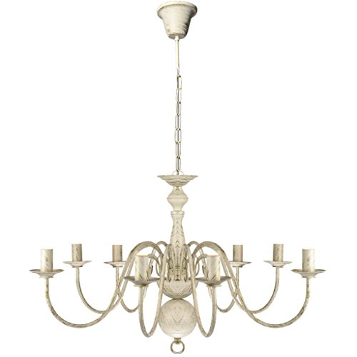Candeeiro Suspenso VIDAXL Metal (Bege - E27 - 60 W) vidaXL - Luminárias Decorativas - suspenso, metal, 60 W, e27