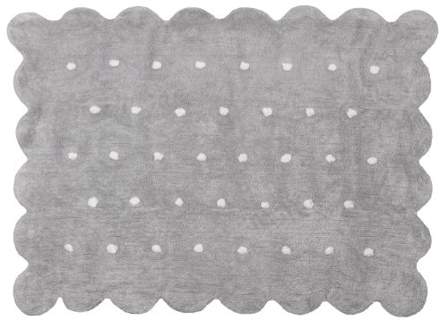Tapete ARATEXIL Cookie (Algodão - Cinza - 120x160 cm) Aratextil - Tapetes - algodão, cinza, 120x160 cm