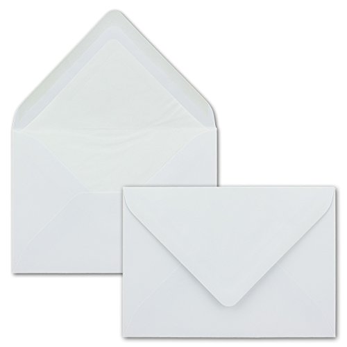 Micas para Impressão ROLI 400 Sobres Brancos com Forra FarbenFroh by GUSTAV NEUSER - Suprimentos de envio - alta qualidade, sobres brancos, forra interior, adesivos húmidos
