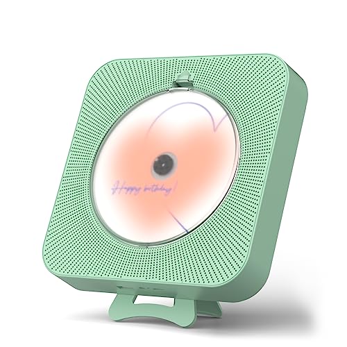 Leitor de Cd Yintiny com Bluetooth 5.0 Verde Yintiny - Leitores e gravadores de cd - bluetooth 5.0, cd, verde