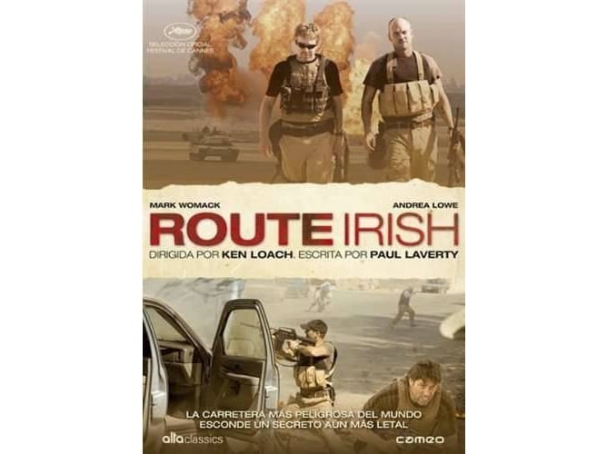DVD Route Irish (Edição em Espanhol) (Vídeo) Ken Loach - Dvds de filmes e programas de televisão - dvd, route irish, edição espanhol