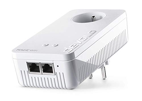 Powerline DEVOLO Magic 2 WiFi Next PLC DEVOLO - Adaptadores power over ethernet - powerline, devolo magic 2 wifi next plc, velocidade 1200mbps, porta lan, tecnologia gigabit