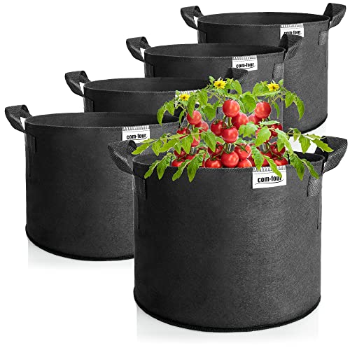Sacos de Cultivo COM-FOUR 5X Sacos para Plantas 95L com-four - Vasos e canteiros - sacos de cultivo, fruta, legumes, tomate, fitossanitários
