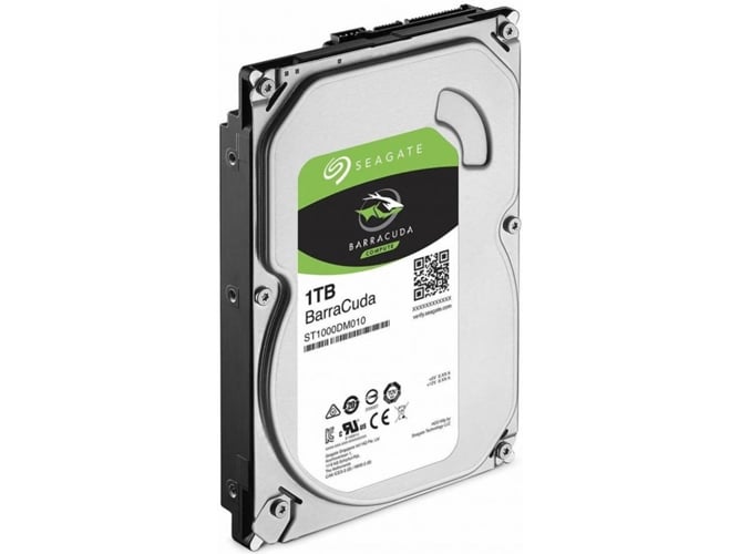 Disco HDD Interno SEAGATE ST1000DM010 (1 TB - SATA - 7200 RPM) SEAGATE - Discos rígidos - 1 tb, sata, 7200 rpm, 1000 GB