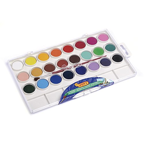 Jovi Acquarelas 24 Pastillas de 22 Mm con Pinzel Jovi - Tinta, tinta de arte e esmalte - 24 pastilhas, 22 mm, pinzel, à base de água