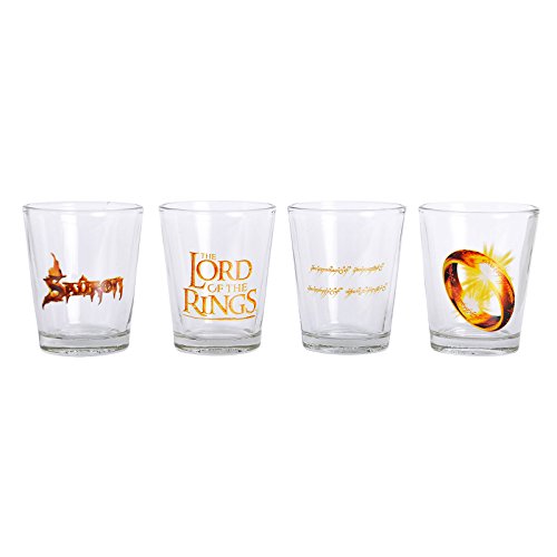 Copos DISFRAZZES Conjunto 4 Copos O Senhor dos Anéis Elbenwald - Copos e canecas - copos, conjunto, senhor dos anéis