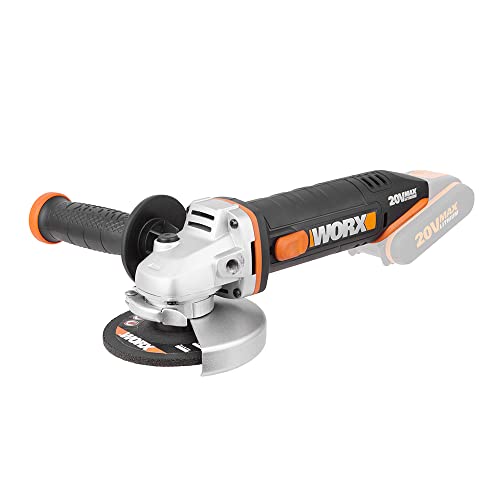 Rebarbadora WORX WX800.9 (12000 rpm - 20 V) Worx - Retíficas - 12000 rpm, 20 v, 115mm, bateria de lítio