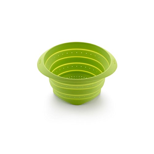 Colar de Cozinha LEKUE 23 Cm Verde (Aço Inoxidável) Lékué - Escorredores e peneiras - aço inoxidável, verde, 23 cm