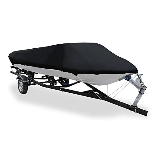 Capa para Barco Sourcing Map 17-19FT 210D Trailerable Boat Cover Impermeable sourcing map - Eletrodomésticos - 17-19FT, trailerable, impermeável, 210D oxford