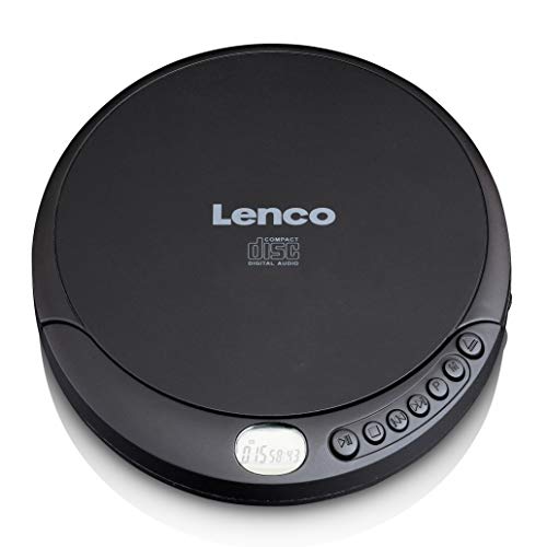 Lenco Cd-010 Leitor de Cds Portátil Preto Lenco - Leitores e gravadores de cd - portátil, aleatório, repetir, snooze