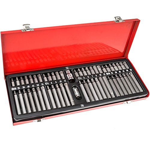 Conjunto de Chaves de Parafusos TECTAKE 402445 TecTake - Ferramentas - 54 peças, prática bolsa, chave de trinco, chave de tubo
