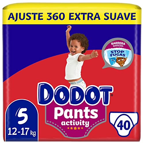 Fraldas DODOT Activity (Tam: 5 - Branco) DODOT - Fraldas - alta protecção, ajuste 360º, ultra macio, elástico