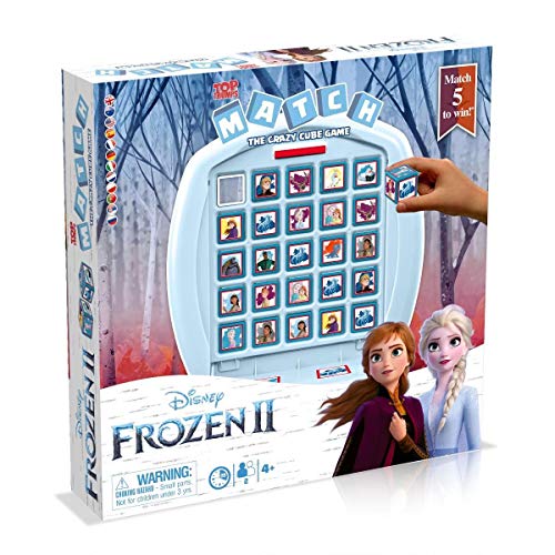Jogo de cartas WINNING MOVES Match La Reine des Neiges 2 (6 anos) Winning Moves - Jogos - cartas, 2 jogadores, 25 personagens, 5 cubos