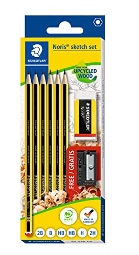 Lápis Cor NORIS 061120 (Multicor - 6 Unidades) Staedtler - Lápis - multicor, 6 unidades, traço suave, tinta não esfria
