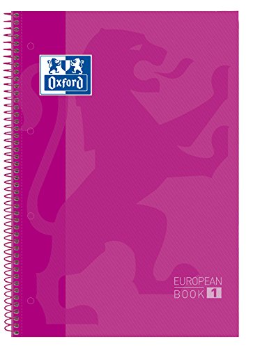 Caderno OXFORD Classic (A4 - 21.6x29.7cm - Multicor) Oxford - Cadernos e bloco de notas - 80 folhas, papel sem ácidos, espiral, bolsa interna