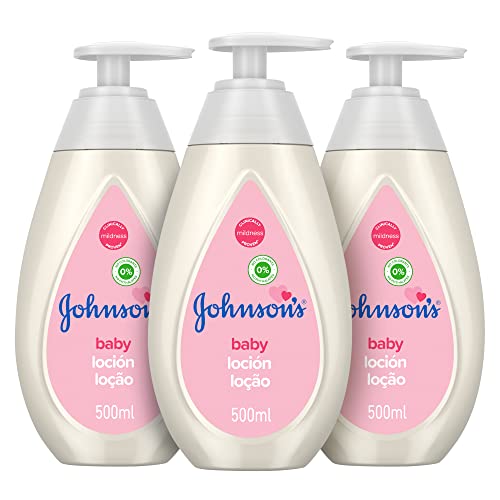 Johnson's Baby Loção Calmante para Pele Seca 3 X 500 Ml Kenvue - Banho e corpo - calmante, pH equilibrado, hipoalergénico, 500 ml